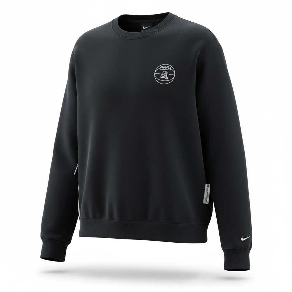 Nike Standard Issue Dri-FIT Basketball Sweatshirt Black DA6741-010 Mens Medium